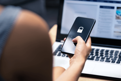 A secure digital lock symbolizing enhanced identity theft protection.