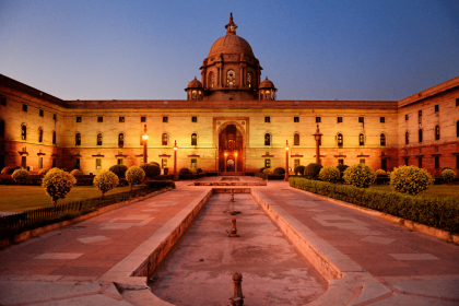 Prime Minister Narendra Modi addressing the coalition government's fiscal policies.