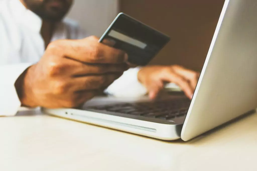 person engaging in a financial consultation for Online Credit