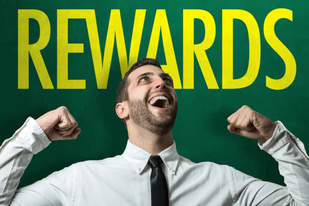 Credit card rewards and loyalty programs illustration