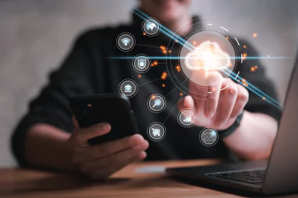 Digital transformation in banking with cloud computing.